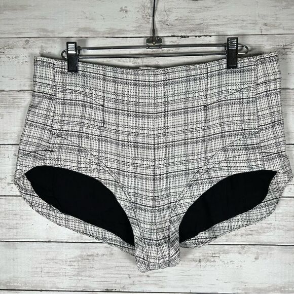 Keep It Brief Menswear Micro Shorts in Black And White Combo Sz 8 - Picture 3 of 8